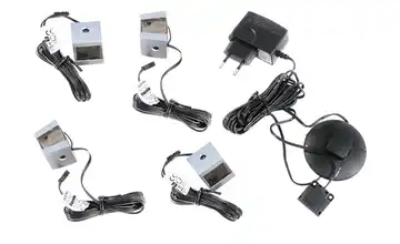 LED-Holzbodenbeleuchtung, 4er-Set Toneo