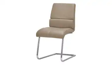 JOOP! Leder-Schwingstuhl Loft Hellbraun