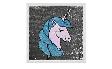 Paillettenbild Einhorn Pailletta