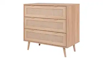  Kommode mit 3 Schubkästen Rafia