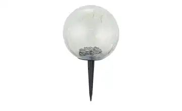 LED Solar-Gartenstecker Cracklekugel