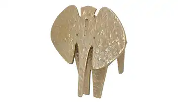 Deko Figur Elefefant goldfarben
