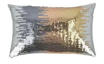 como Kissen Glitzerstickerei