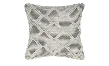 HOME STORY Kissen  Grobflechtoptik