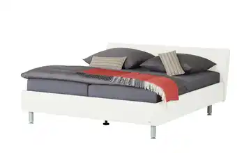 RUF Polsterbett mit Bettkasten Casa 180 cm H3 Weiß