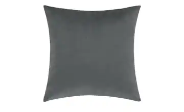 pop Dekokissen Velvet Grau 40 cm