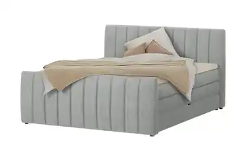 switch Boxspringbett mit Bettkasten Carina 180 cm Hellgrau