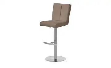 Barhocker Gaia Cappuccino rund