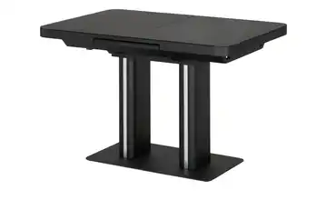 Esstisch ausziehbar Tizian Schwarz 120 cm