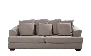 SOHO Großes Loungesofa braun - Webstoff Franka