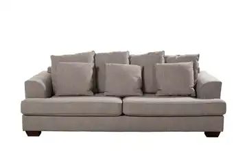 SOHO Großes Loungesofa grau - Webstoff Franka