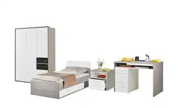 Jugendzimmer-Set, 4-teilig Milow