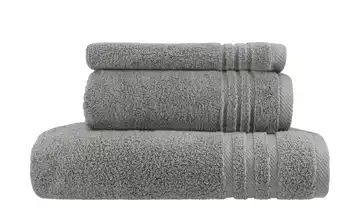 Handtuch-Set Anthrazit, 3-teilig Soft Cotton
