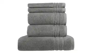 Handtuch-Set Anthrazit, 5-teilig Soft Cotton