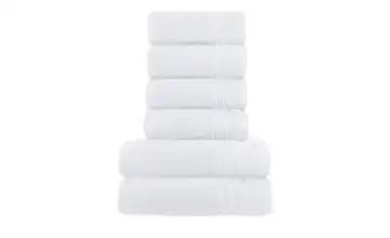 Handtuch-Set Weiß, 6-teilig Soft Cotton