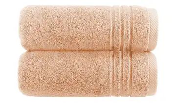 Handtuch (50 x 100cm), 2er-Set Hellorange Soft Cotton