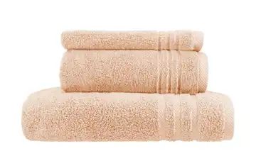 Handtuch-Set Hellorange, 3-teilig Soft Cotton