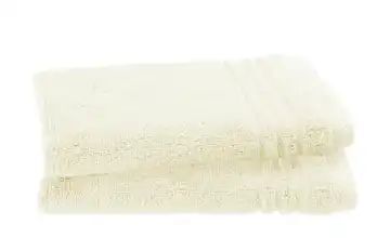 Gästetuch (30 x 50cm), 2er-Set Creme Soft Cotton