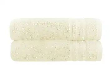 Duschtuch (70 x 140cm), 2er-Set Creme Soft Cotton