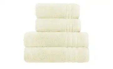 Handtuch-Set Creme, 4-teilig Soft Cotton