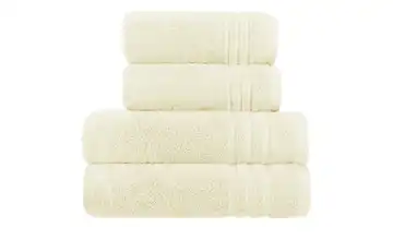 Handtuch-Set Creme, 4-teilig  Soft Cotton