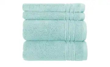 Handtuch-Set Türkis, 4-teilig Soft Cotton