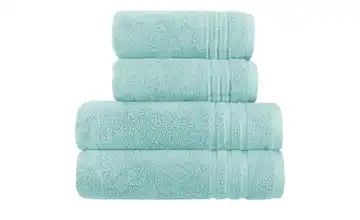 Handtuch-Set Türkis, 4-teilig Soft Cotton