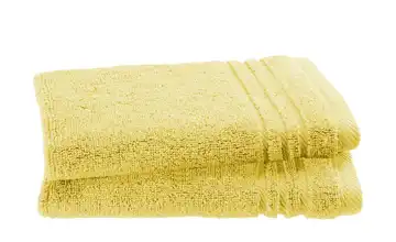  Gästetuch (30 x 50cm), 2er-Set Gelb  Soft Cotton