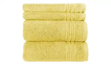 Handtuch-Set Gelb, 4-teilig Soft Cotton