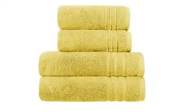 Handtuch-Set Gelb, 4-teilig Soft Cotton