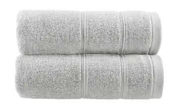 Handtuch (50 x 100cm), 2er-Set Silbergrau Lifestyle