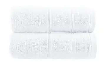 Handtuch (50 x 100cm), 2er-Set Weiß  Lifestyle