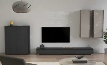  Wohnwandkombination 4-teilig  Stream
