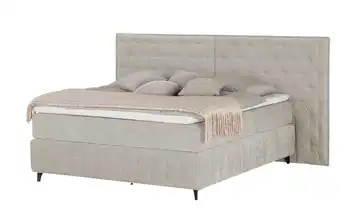Kings and Queens Boxspringbett Fjell Beige 160 cm