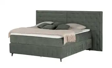 Kings and Queens Boxspringbett Fjell H4 200 cm Dunkelgrün