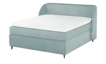 Jette Home Boxspringbett Jette Embrace 180 cm H4 Eisblau Latexkern