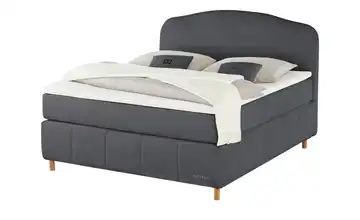 Jette Home Boxspringbett Jette Cloud Kaltschaumkern 200 cm Anthrazit H4