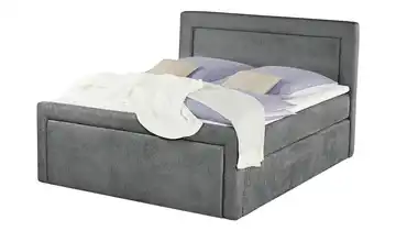 Jette Home Boxspringbett Jette Frame Anthrazit 180 cm H3 Kaltschaumkern