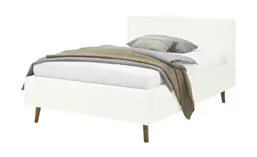 Polsterbett Mattis Creme Teddy 140 cm ohne Bettkasten