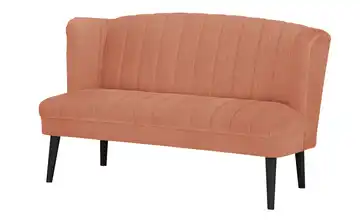 switch Küchensofa  Samt Rina Korallenrot 180 cm