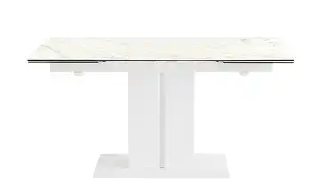 Connubia Säulentisch ausziehbar Pegaso Weiß Weiß