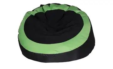 Sitzsack schwarz lime 450 l Hugo