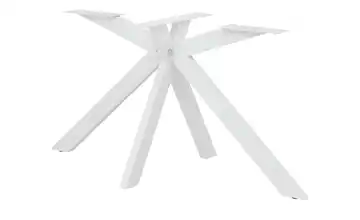 Tischgestell 2er-Set Tuxa massiv Weiß sternförmig