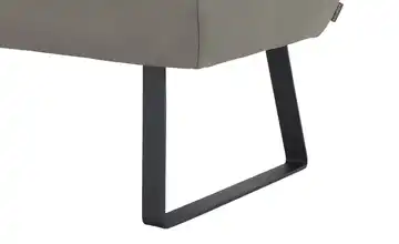 KOINOR Eckbank Leder Alino ca. 192x283 cm Hellgrau
