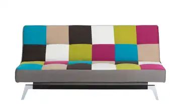 Design-Schlafsofa bunt - Webstoff Bianca