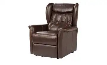 uno Fernsehsessel mit Relaxfunktion braun - Leder Idita