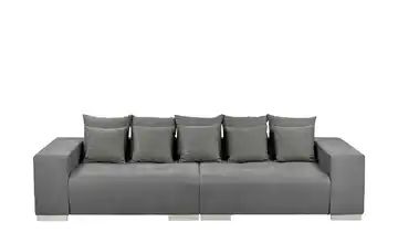 switch Big-Sofa grau - Mikrofaser Max