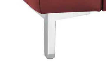 Ecksofa rot - Leder Arturo