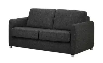 Schlafsofa anthrazit - Webstoff Betty