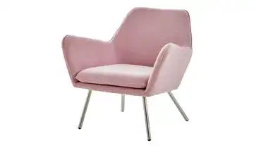 Sessel rosa - Stoff Samira